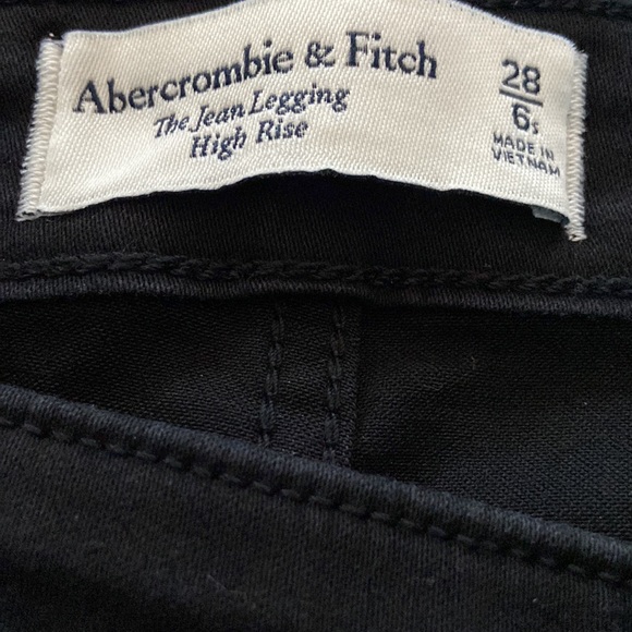 Abercrombie & Fitch The Jean Legging High Rise- Size 28; 6S - Picture 5 of 12